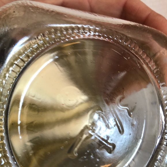 Vtg Italian Glass Fruit Patterned Jar with Lid - Picture 9 of 14
